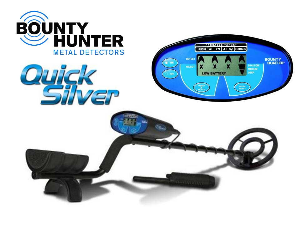فلزیاب Quick Silver محصول کمپانی فلزیاب Bounty Hunter آمریکا